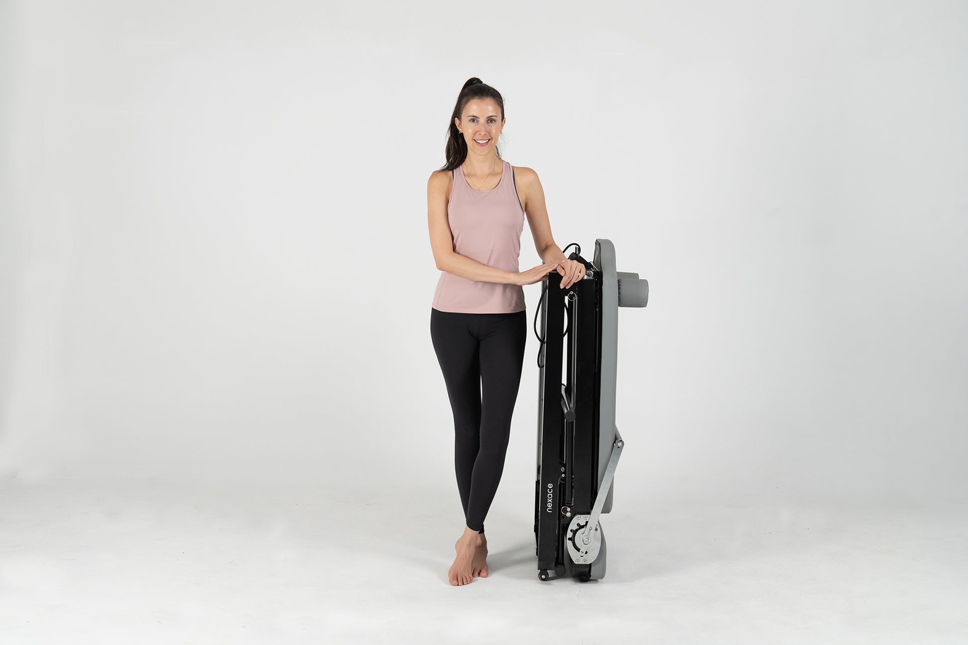  nexace Pilates Reformer Machine ,Foldable Pilates Machine  Equipment for Home : Sports & Outdoors