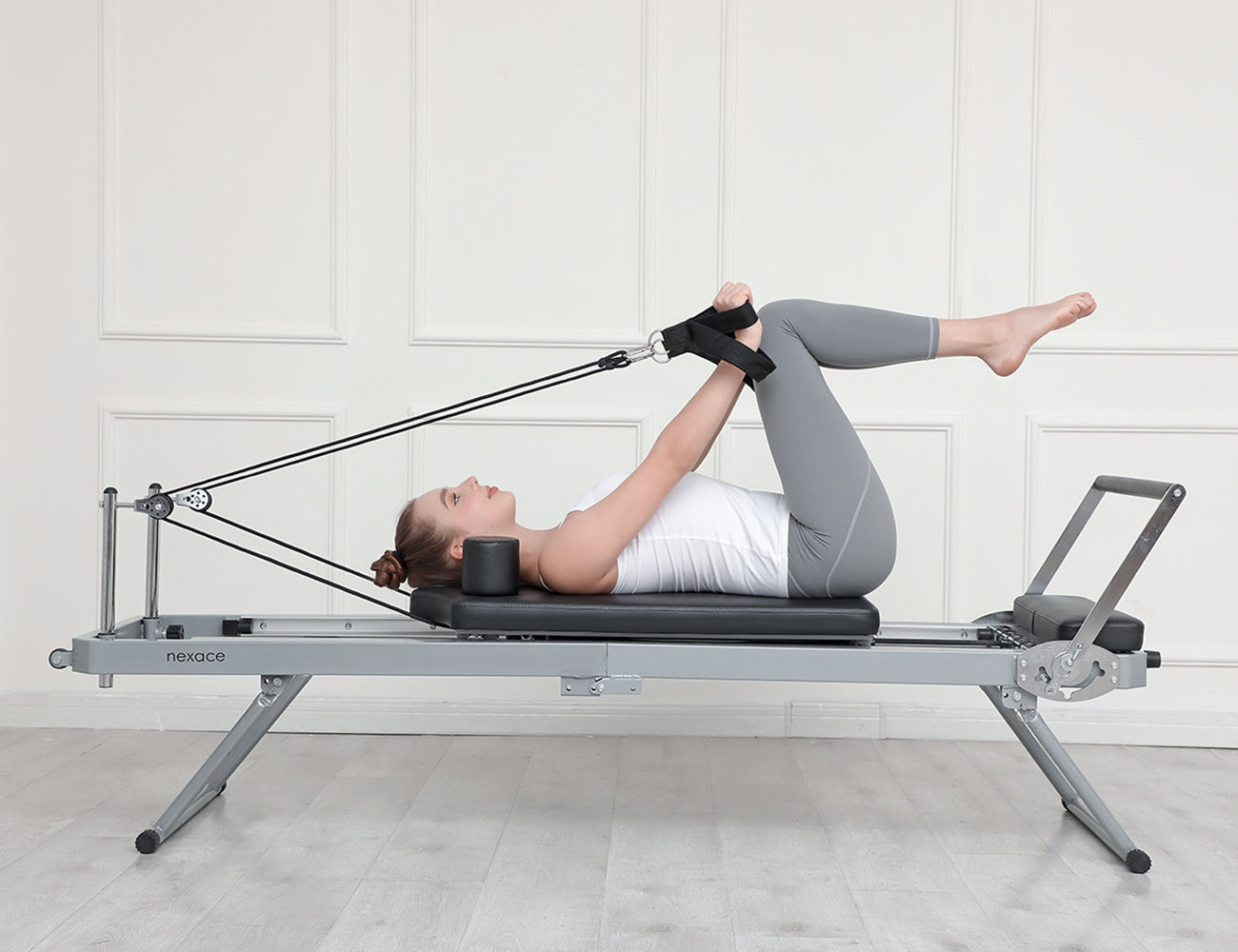 nexace Pilates Reformer Machine ,Foldable Pilates Machine Equipment for Home